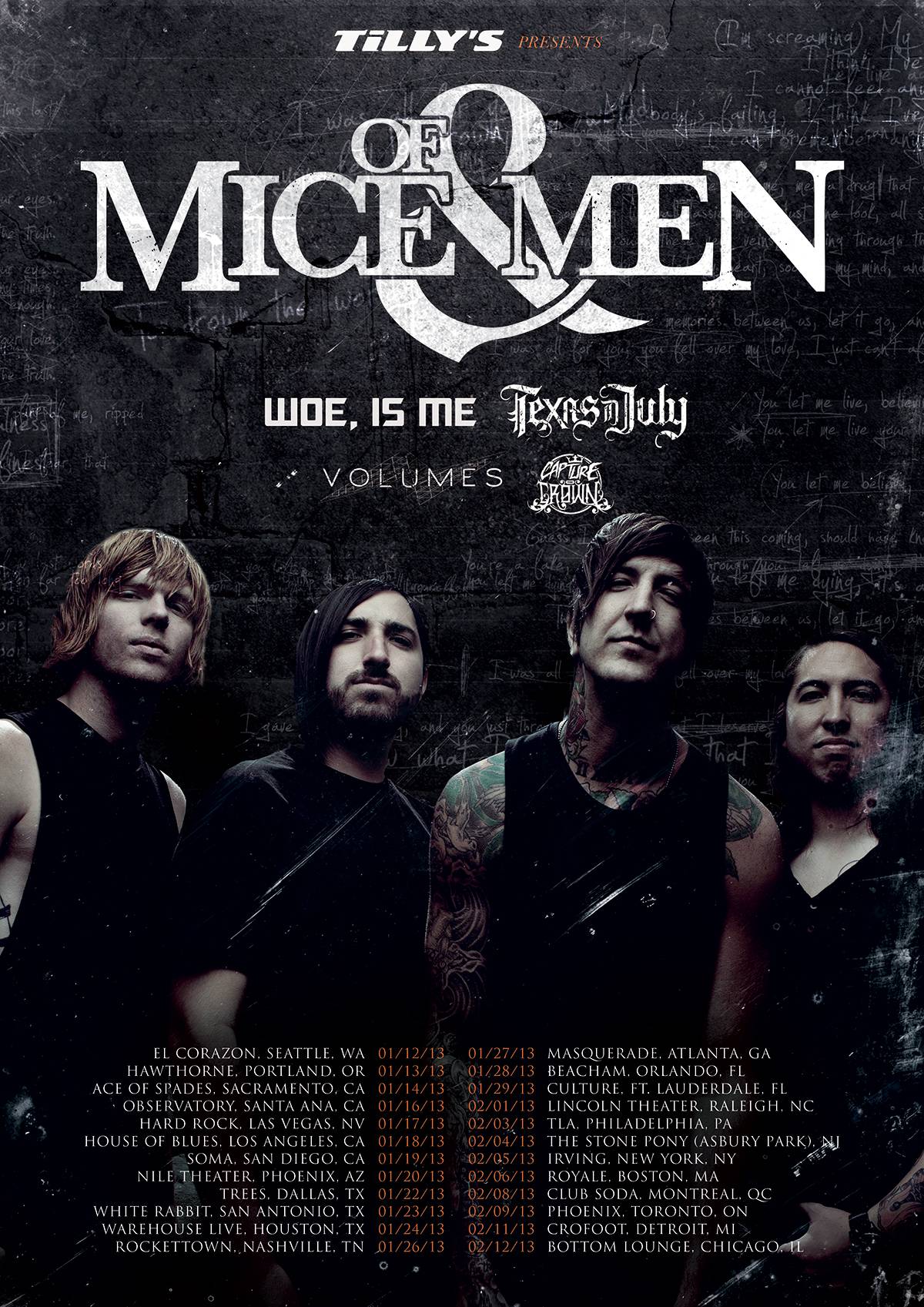 Of Mice & Men Announce Headlining Tour Highlight Magazine