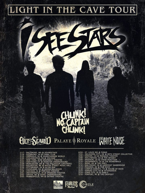 I See Stars Announce Tour With Support From Chunk! No, Captain Chunk