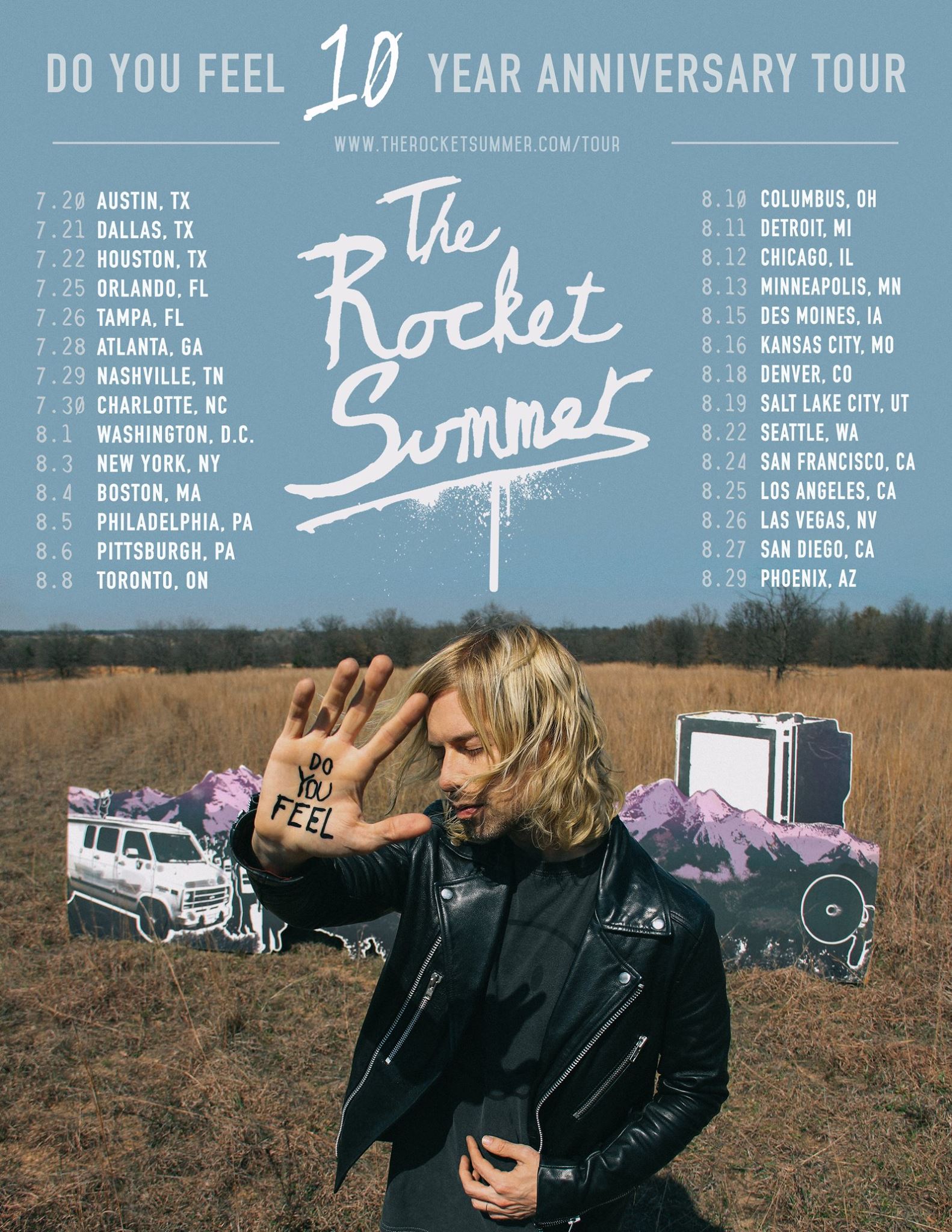 The Rocket Summer Announce 10 Year Anniversary Tour For "Do You Feel