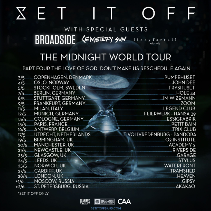 Set It Off reschedule UK/EU tour dates Highlight Magazine