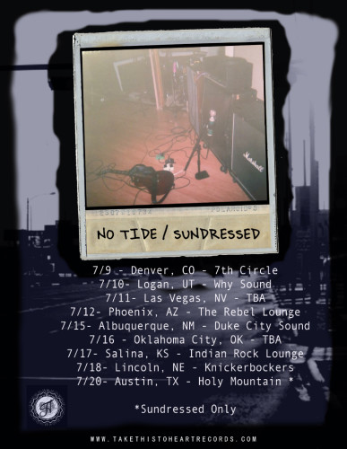 no tide tour dates poster