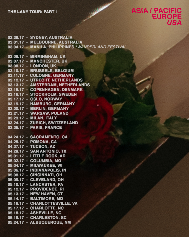 LANY Announce The LANY Tour Highlight Magazine